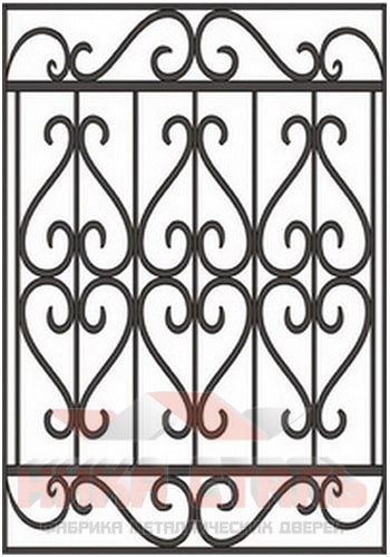 Сварная решетка на окно СР 28